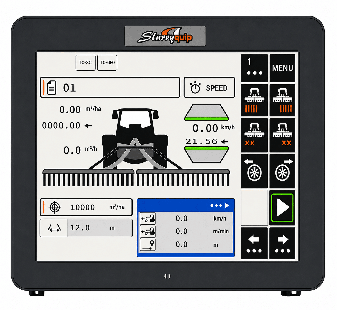 Advanced ISOBUS control system